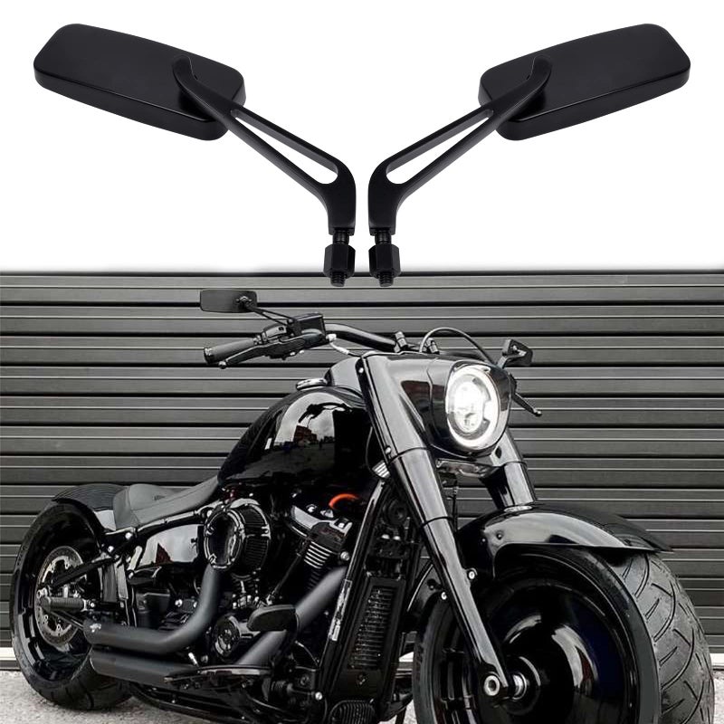 MISS MOLY Black Motorcycle Side View Mirrors for Harley Davidson Sportster 883 1200 Street Glide - Image 5